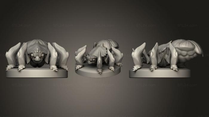 Figurines heroes, monsters and demons (Brood X, STKM_1914) 3D models for cnc